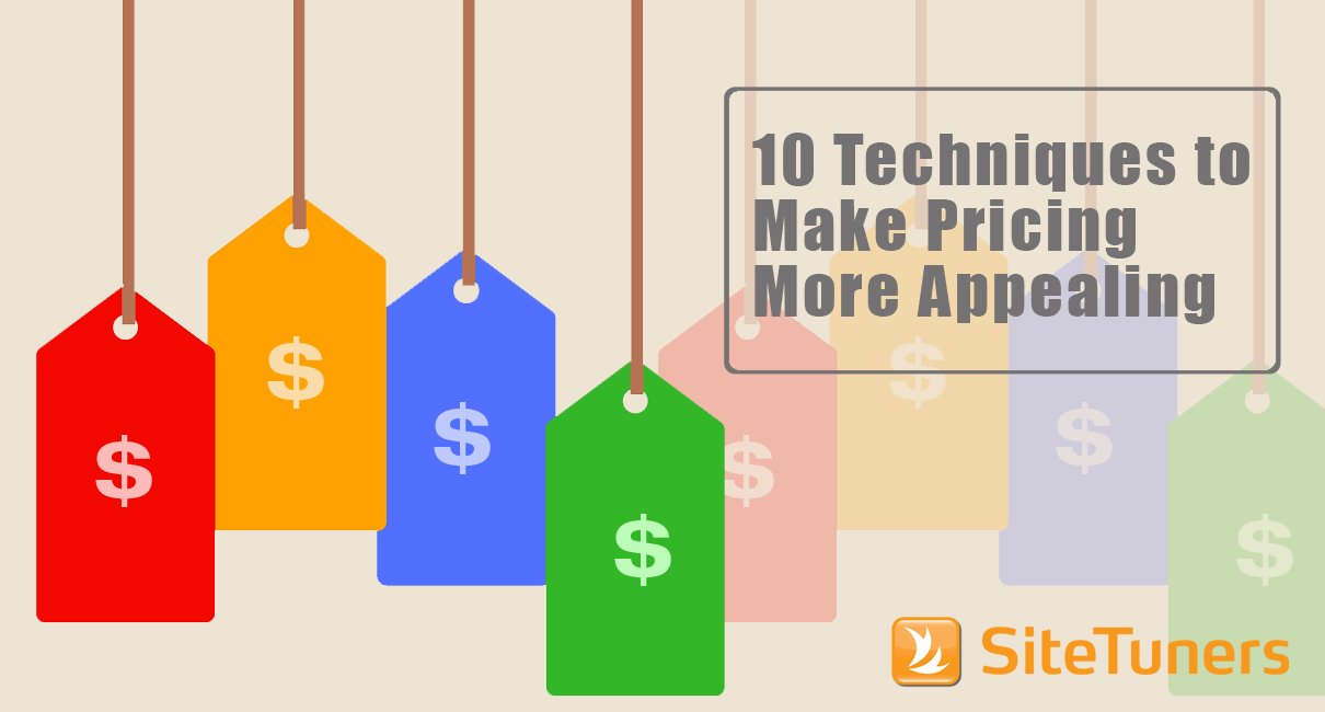 10 techniques to make pricing appealing