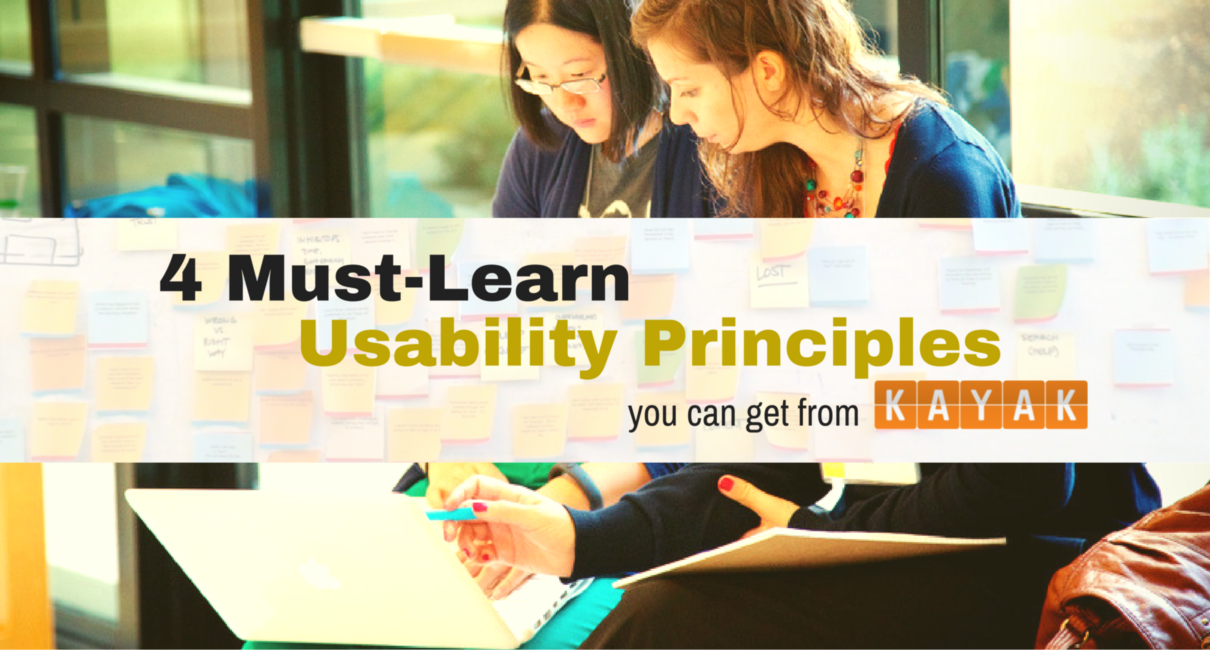 4 Must-Learn Usability Principles