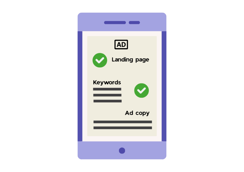 Keyword AdLanding Page Trinity
