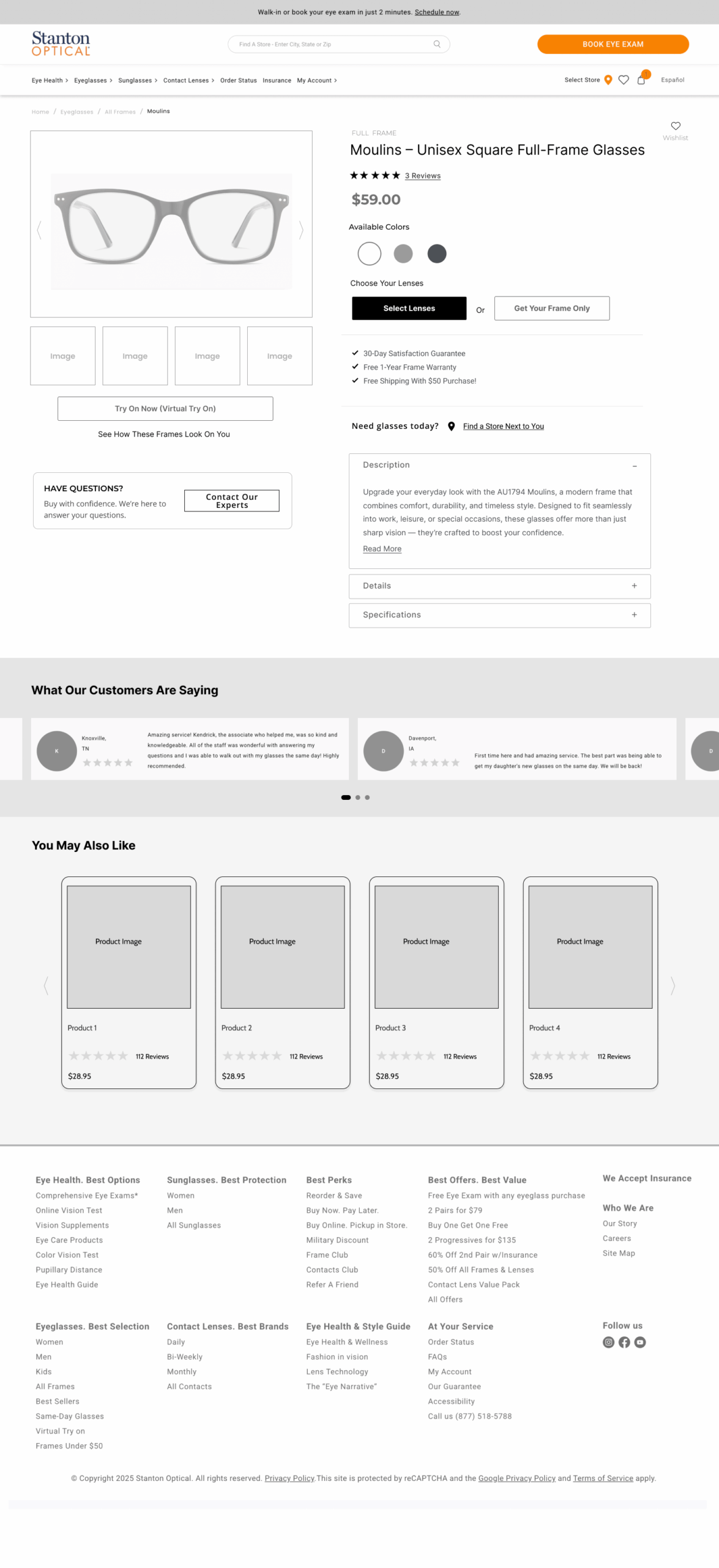 a full wireframe design for the PDP of a high converting e-commerce website