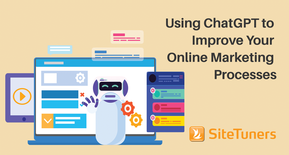 Using ChatGPT to Improve Your Online Marketing Processes graphic