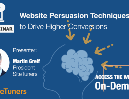 Free Webinar: Website Persuasion Techniques to Drive Higher Conversions
