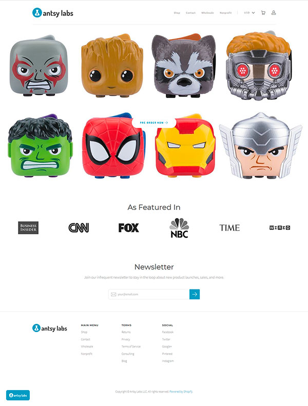 antsy labs homepage media mentions build trust online