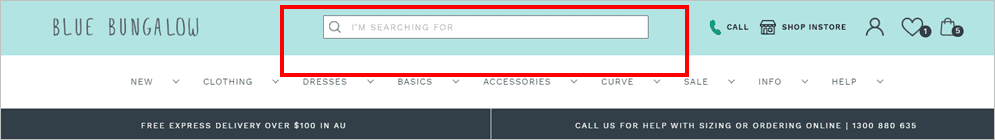 Blue Bungalow Header Onsite Search New