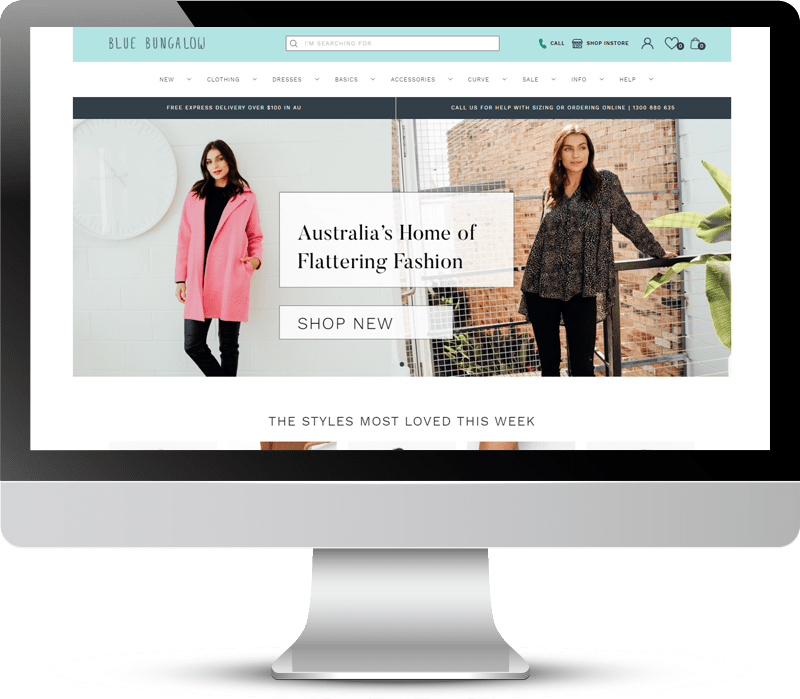 Blue Bungalow homepage image