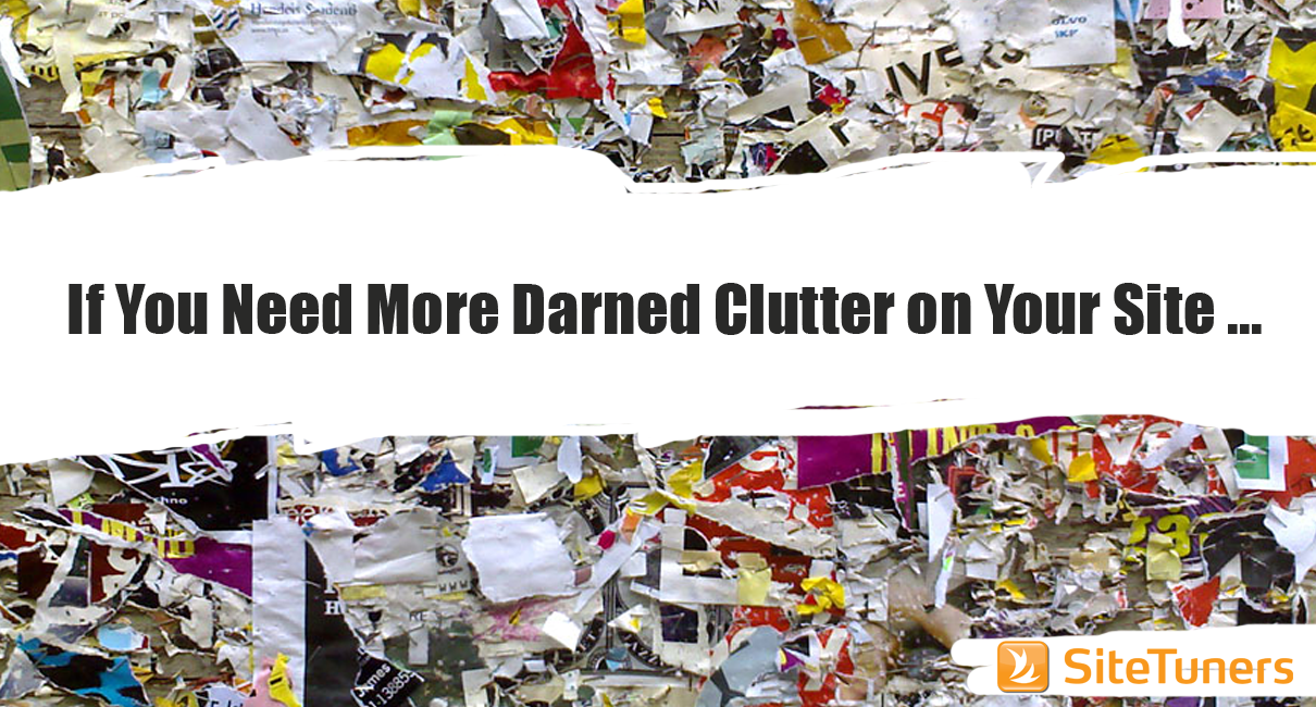 Clutter Rules On Your Website