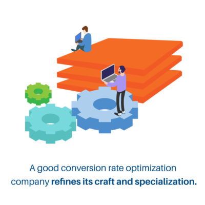 good conversion rate optimization companies work on specialization - graphics