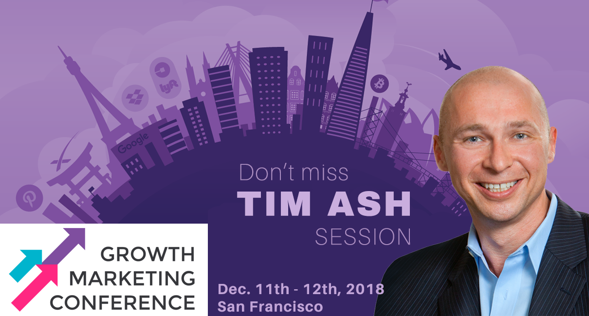 Tim Ash at Growth Marketing Conference 2018