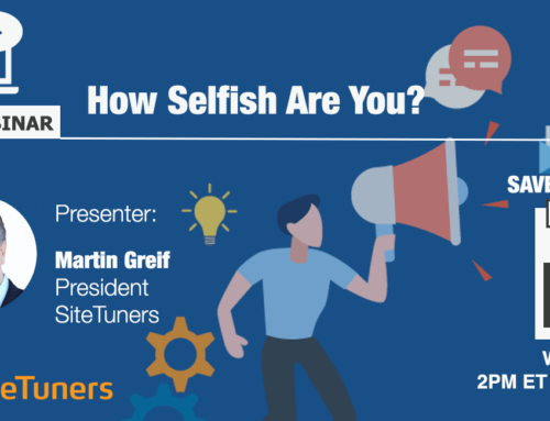 Webinar:  How Selfish Are You?