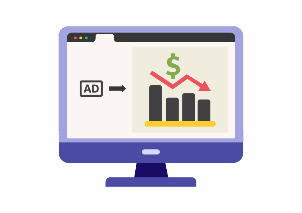 an image of a computer screen showing how spending significant ad budget on a Google ads campaign without conversion rate optimization can turn out disastrous and lead to many PPC conversion leaks