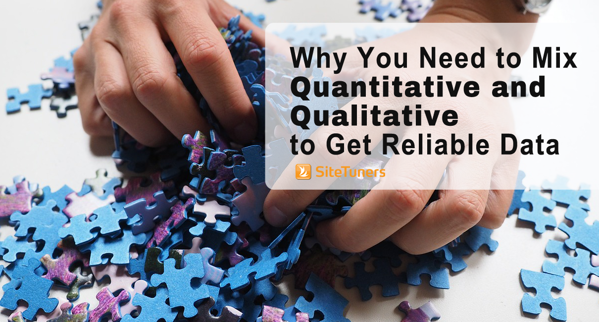mix qualitative and quantitative data