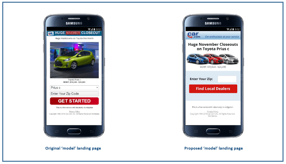 Model Landing Page 1
