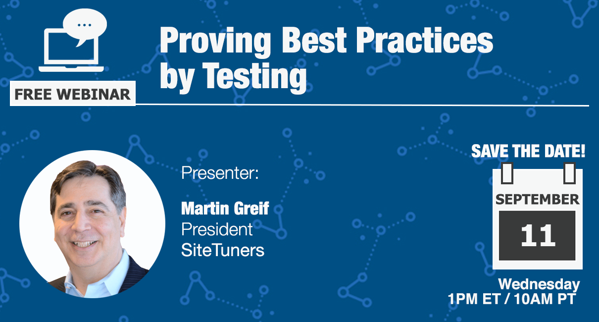 Proving Best Practices By Testing Webinar