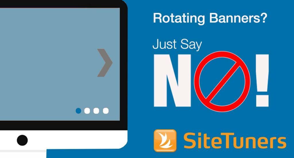 rotating banners? just say no!