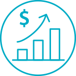 graphic of increased revenue