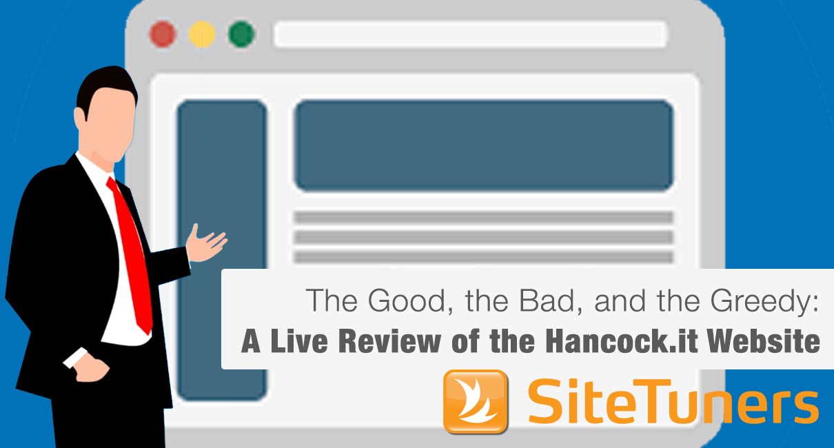 the good the bad and the greedy: live review of hancock website