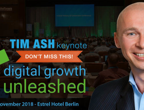 Catch Tim Ash at Digital Growth Unleashed Berlin 2018