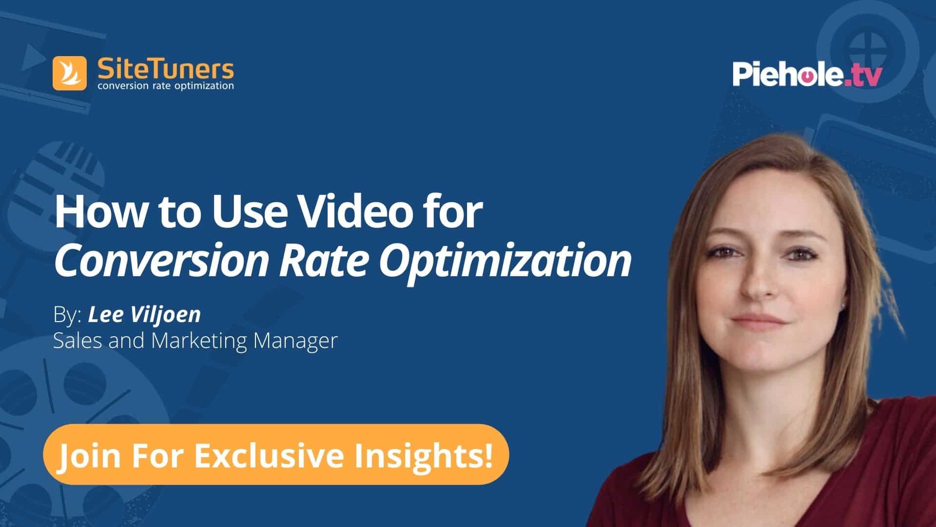Webinar about using video for CRO.
